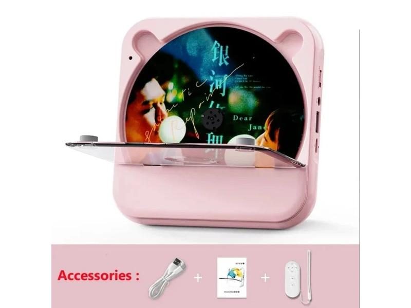 Woopker Portable CD Player KC-818 Stereo Playback Bluetooth 5.1 Built-in Carousel 1