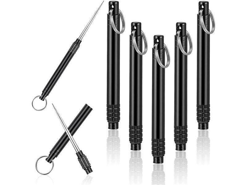 Portable Toothpick Titanium Outdoor Edc Bottle Fruit Fork Camping Tool Carousel 1