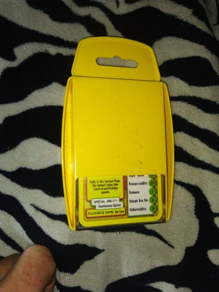 Toop trumps cards,,, guide to GOGO,s crazy bone,,2009 Carousel 2