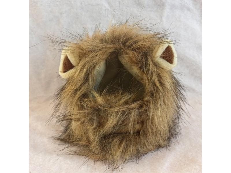 New Cute Funny Pets Clothes Cap Cute Cat Wig Lion Mane Costume Cosplay Kitten Carousel 1