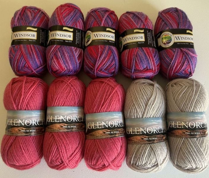 Countrywide Yarns Windsor & Glenorchy 8ply - 10 pack ***$1 RESERVE*** Carousel 1