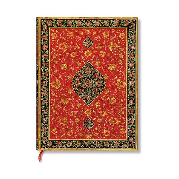 Layla (Persian Poetry) Midi Lined Hardback Journal (Elastic Band Closure) Carousel 1