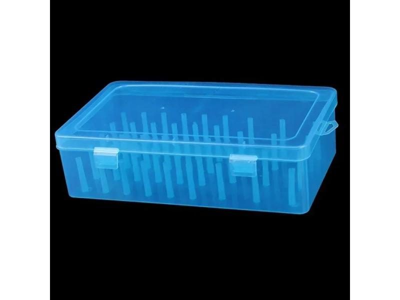 Sewing Thread Storage Box 42 Pieces Spools Bobbin Carrying Case Container Carousel 1