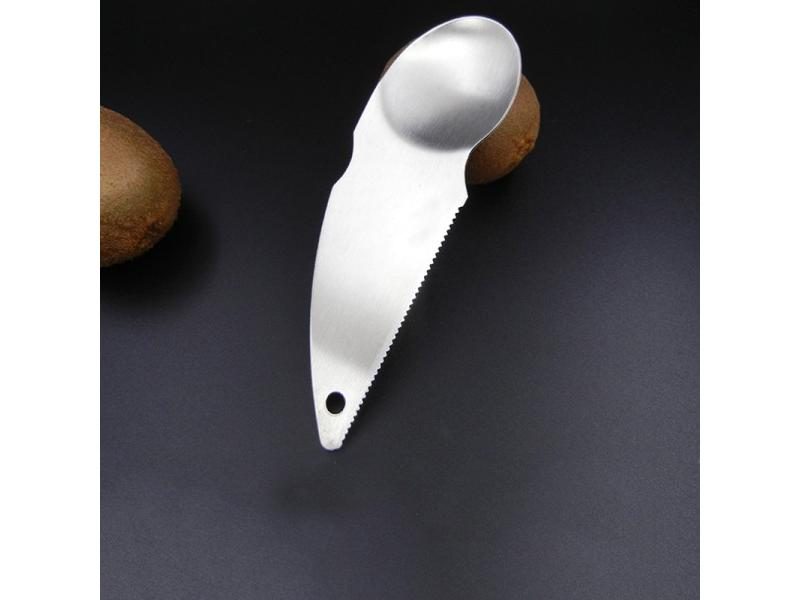 304 Food Grade Stainless Steel Kiwi Spoon Kiwi Serrated Knife Peeling Spoon Carousel 2