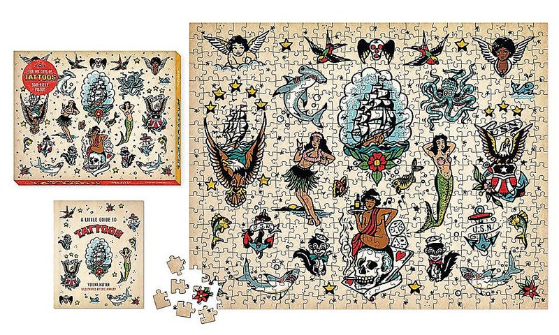 For the Love of Tattoos 500-Piece Puzzle Carousel 1