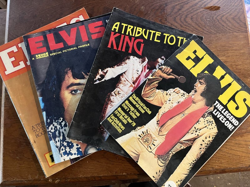 Original ELVIS Tribute Magazines x 4 Carousel 1