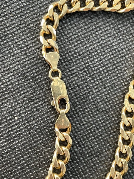 10ct yellow gold curb link neck chain62863231364993112