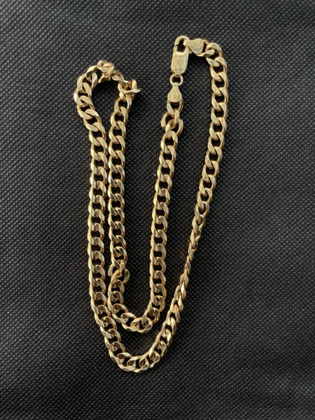 10ct yellow gold curb link neck chain628632313649931110