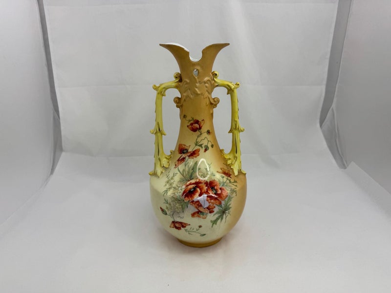 Large Austrian Bohemian Two Handled Vase (21178)629462020583711118