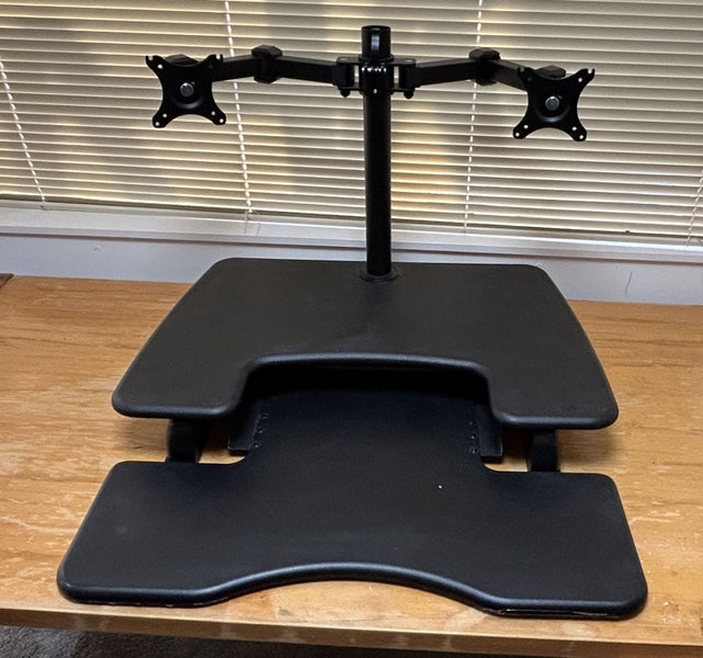 VariDesk® Pro Plus™ 30 and Dual Monitor Mount Carousel 1