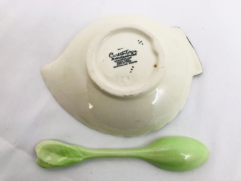 Carlton Ware Apple Blossom Green Jam Set (21173)62959509778946112