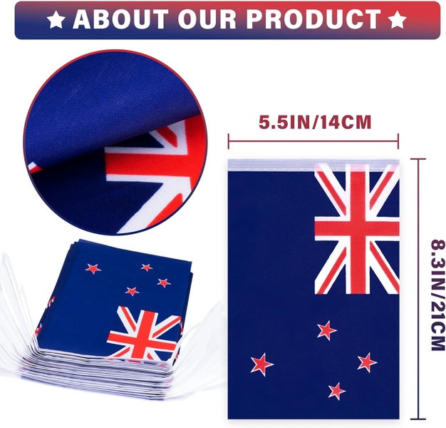 New 5m New Zealand String Flag Pennant Banner62943347182339111
