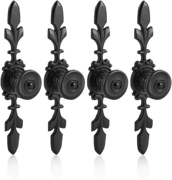 New 4Pcs Vintage Style Cabinet Drawer Handles Door Pulls Carousel 1