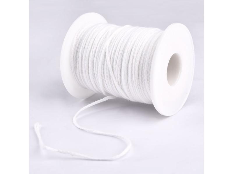 50 PCS/100 PCS 2.6-20cm Candle Wicks Smokeless Wax Pure Cotton Core For DIY Carousel 1