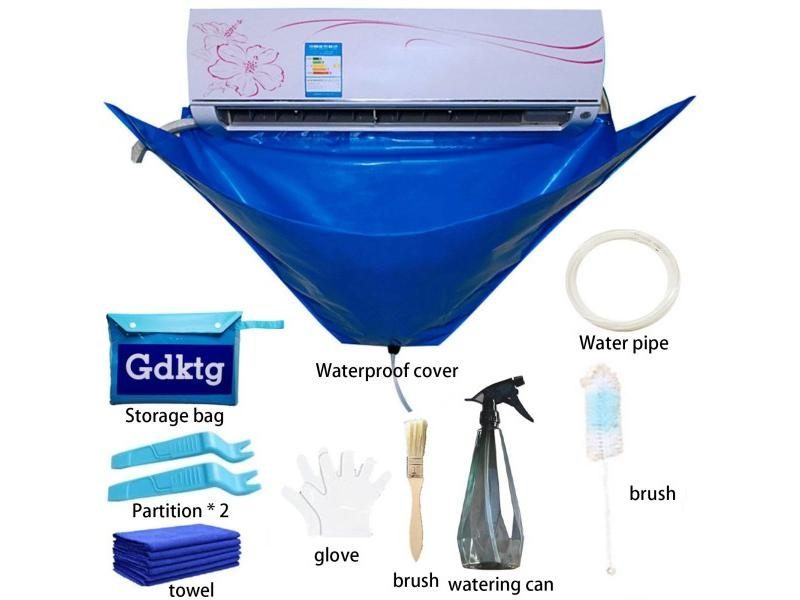 Large Air Conditioner Cleaning Cover Water Pipe Kit For 3000 BTUs Carousel 1