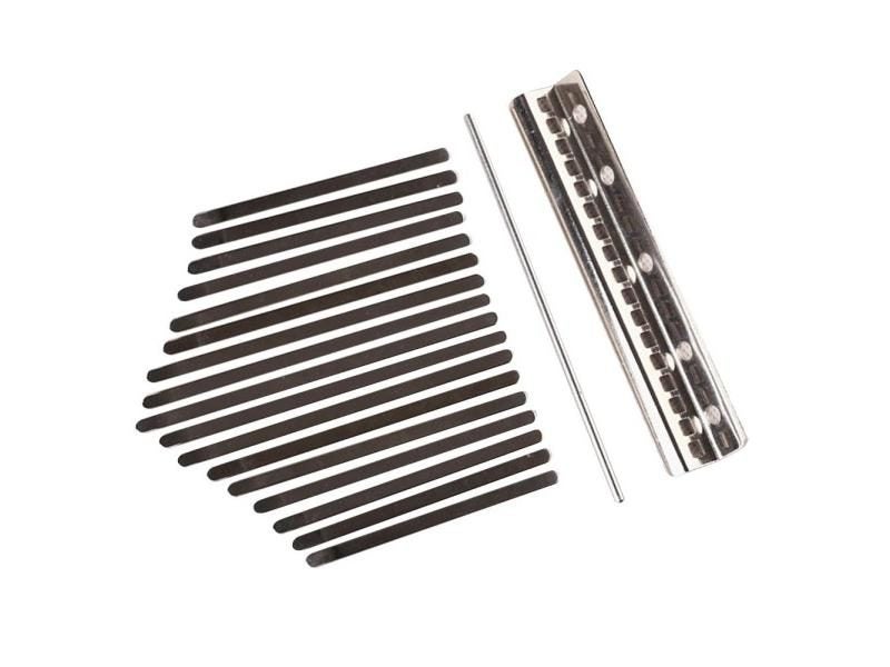Aluminum Alloy Replacement Keys For 17 Keys Kalimba DIY Keys Bridge Tuning Carousel 1