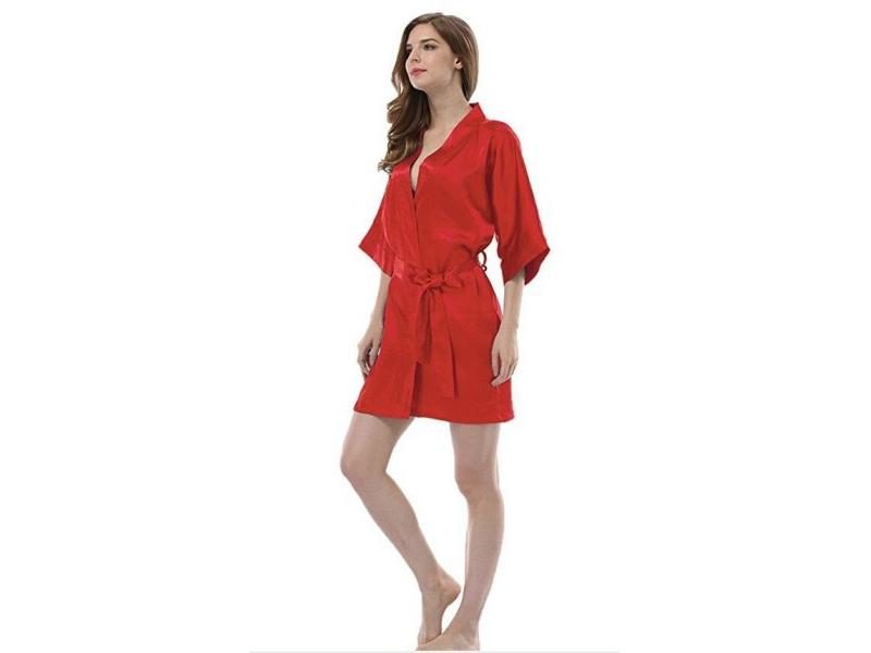 Women's Bathrobe Night Dress Gown Carousel 1