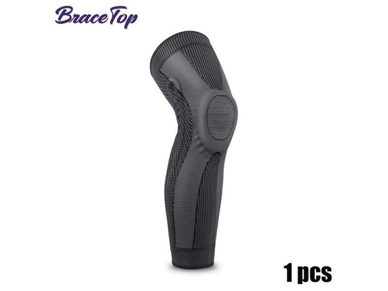 BraceTop Sports Anti-slip Full Length Compression Leg Sleeves Knee Brace Carousel 1