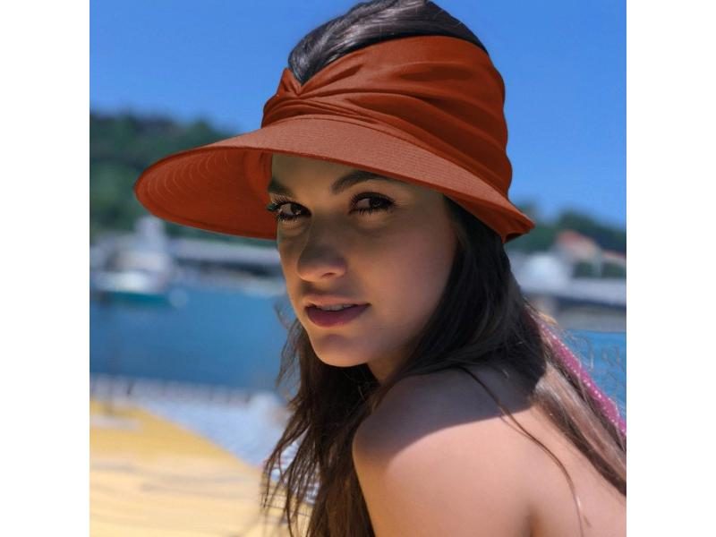 Anti-Uv Protection Beach Sun Visor WoMen's Summer Beach Sports Hats Spring Carousel 1