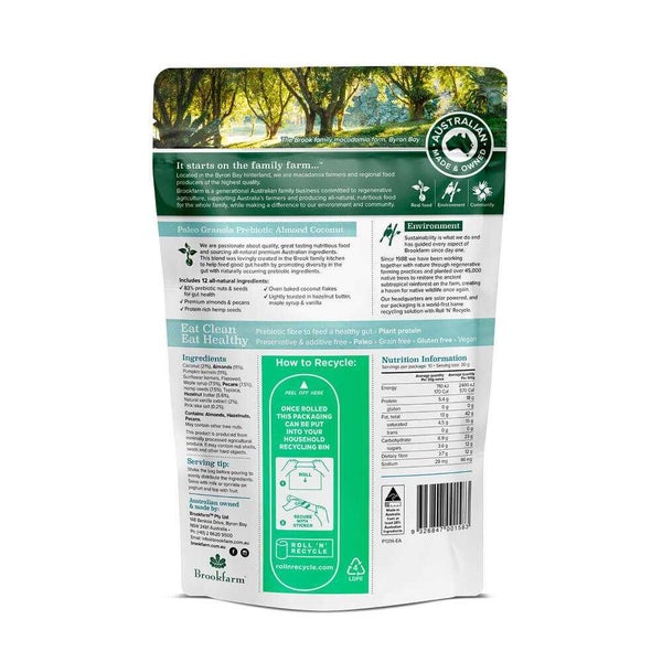 Brookfarm Prebiotic Paleo Granola Coconut & Almond 300g Carousel 5