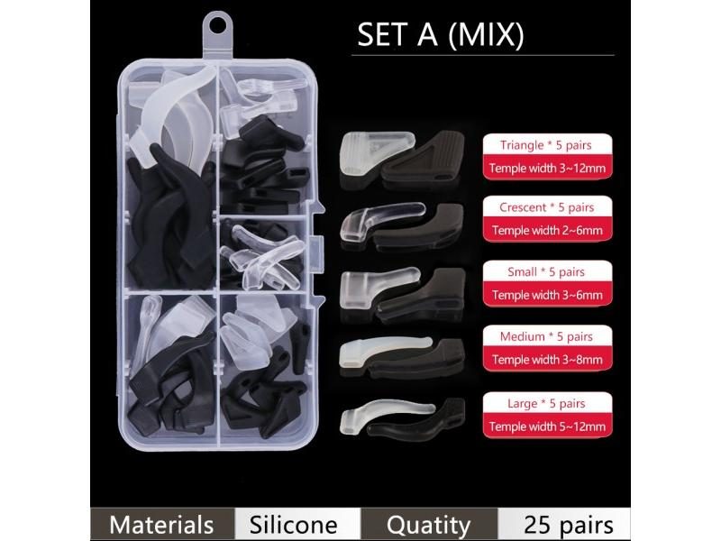 Ear Grip Hooks Anti-slip Holder Glasses Sunglasses Silicone Ear Hook Set For Carousel 1