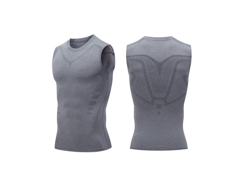 Ionic Shaping Vest For Men New Version Ice-Silk Fabric For Tummy Control Carousel 1