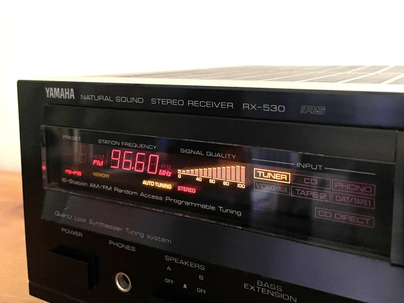 Yamaha Natural Sound Receiver RX-530 - Quality, Versatile Home Audio Centre Carousel 1