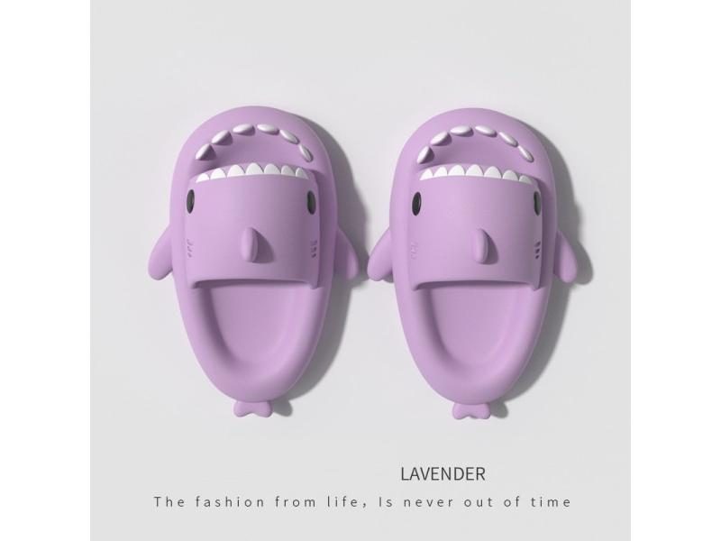 Summer Women's Beach Slides Men's Shark Slippers Color Combination Flip Flops Carousel 1