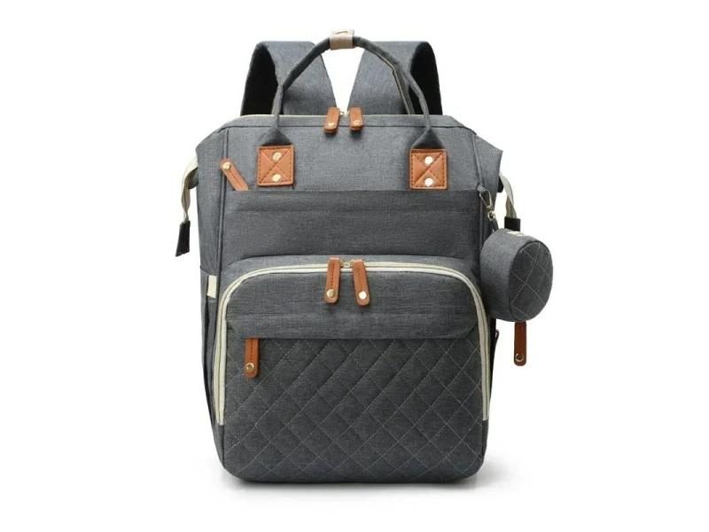 USB Mummy Bag Diaper Bag Baby Care Large Capacity Mom Backpack Mummy Maternity Carousel 1