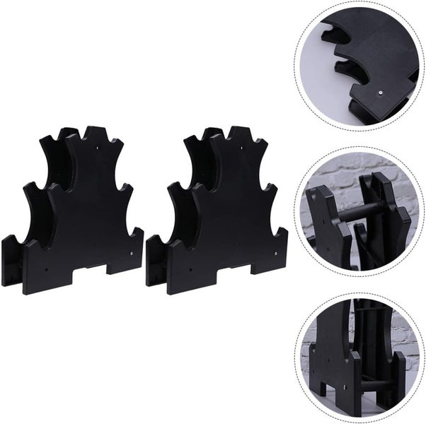 Dumbbell Storage Rack Compact Plastic Dumbbell Holder Carousel 4