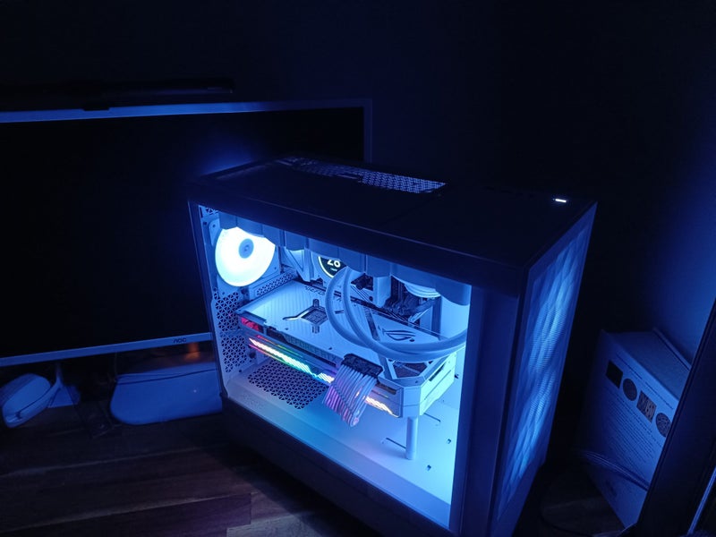 ?? $1 Reserve! ROG Strix RTX 3080 Ti White Gaming PC | Ryzen 7600 | DDR5 | Mint Carousel 7