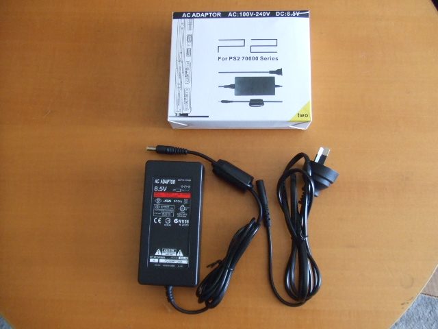 NEW PS2 / Playstation 2 Slim 7000X Power AC Adapter incl AC power cord Carousel 1