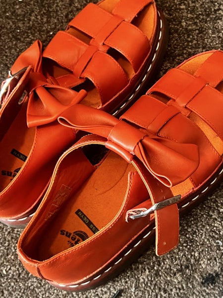 Dr.Martens sandals x AGYNESS DEYN AGGY BOW UK 7 Orange628638478554911127