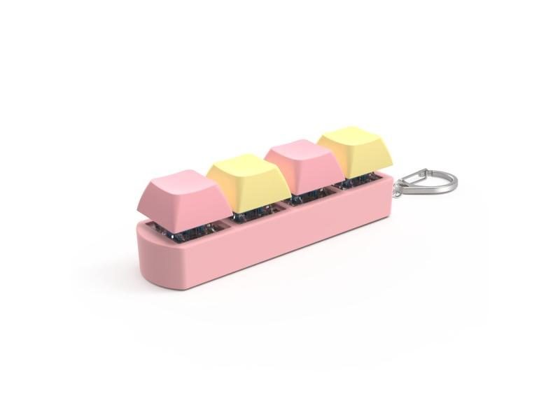 4Keys Finger Button Anti-stress Toys Mechanical Keyboard Keycaps Office Carousel 1