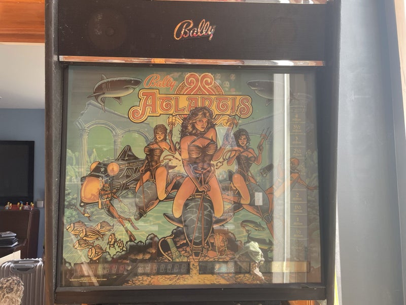 Bally Pinball Machine Atlantis 1989 Carousel 2