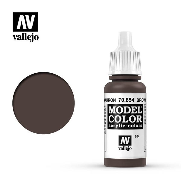 Vallejo Model Colour - Brown Glaze 17 ml Old Formulation64330557135361110