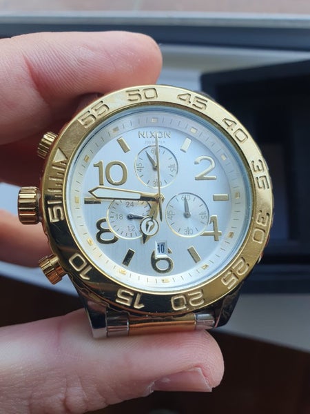 Nixon 42-20 Chronograph Silver/Gold62863852988803112