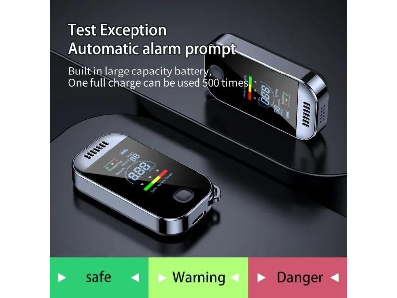 Alcohol Tester Professional Breathalyzer For Drunk Driving With Digital Display Carousel 2