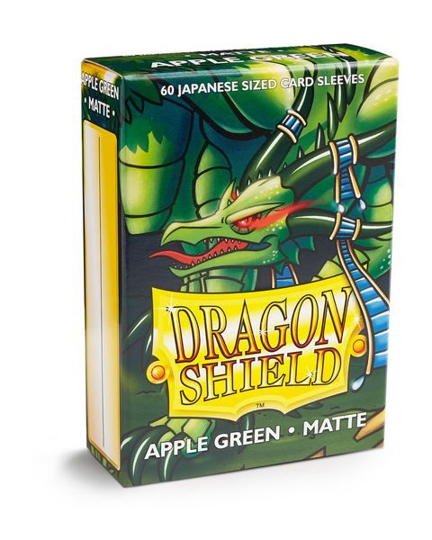 Dragon Shield: Japanese Size Sleeves – Matte – Apple Green Carousel 1