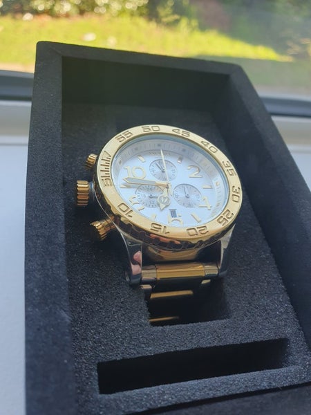 Nixon 42-20 Chronograph Silver/Gold628638529888031113