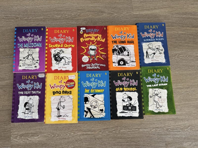 Set of diary of a wimpy kid books628638460281621123
