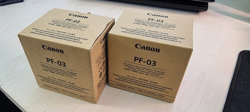 Canon PF-03 Print Heads. New Old Stock Carousel 1