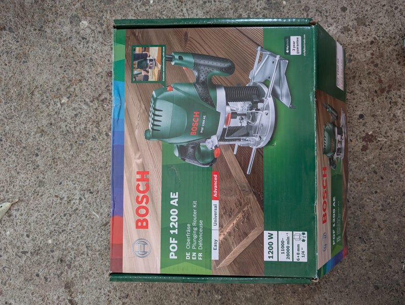 As new BOSCH 1200W Router Carousel 1