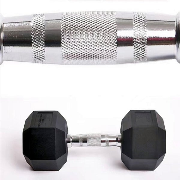 Premium Hex Dumbbells Silver Handle 2KG (Sold in pairs) Carousel 1