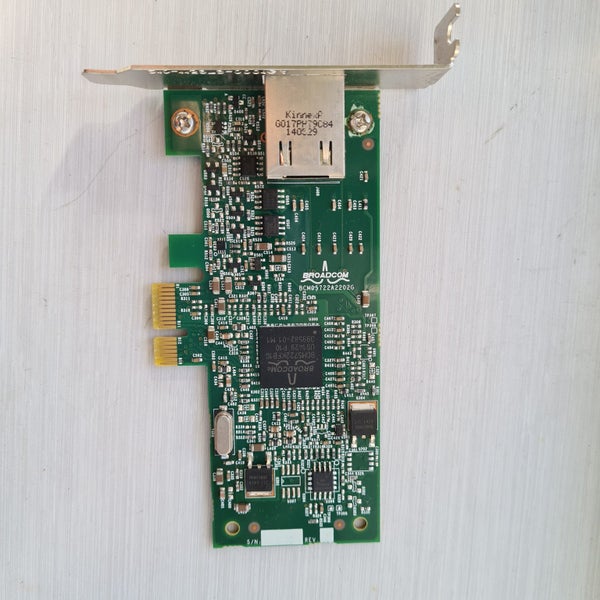 Low profile network card 10/100/1000 BROADCOM Carousel 1