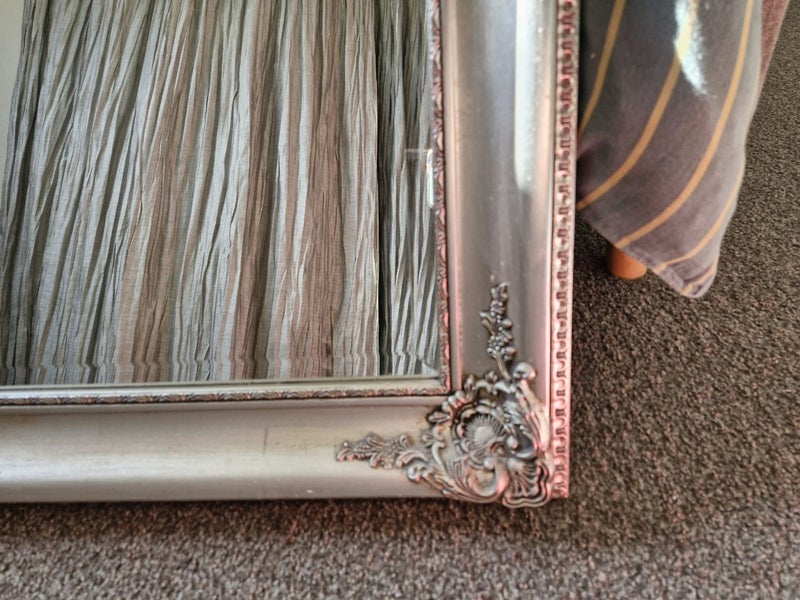 Ornate beveled mirror - silver628647272209941127