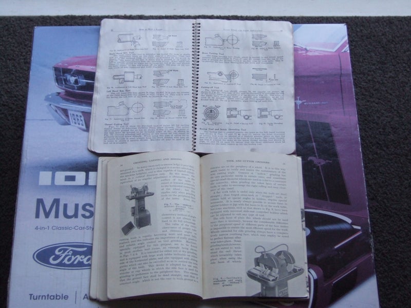 How To Run A Lathe + Grinding, lapping & honing - 2 books Carousel 9