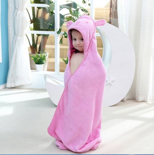 Baby Toddler Hooded Bath Towel Carousel 1