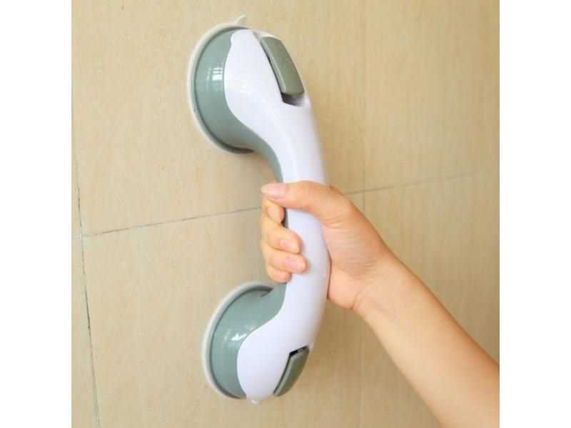 Shower Handle With Strong Sucker Hand Grip Handrail Grab Bars For Bedroom Bath Carousel 1