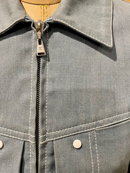 Louis Vuitton Light Blue Denim Jacket – Size 34 – Made in France62863221357825113